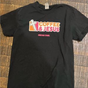Dunkin’ Donuts theme shirt - Coffee & Jesus top